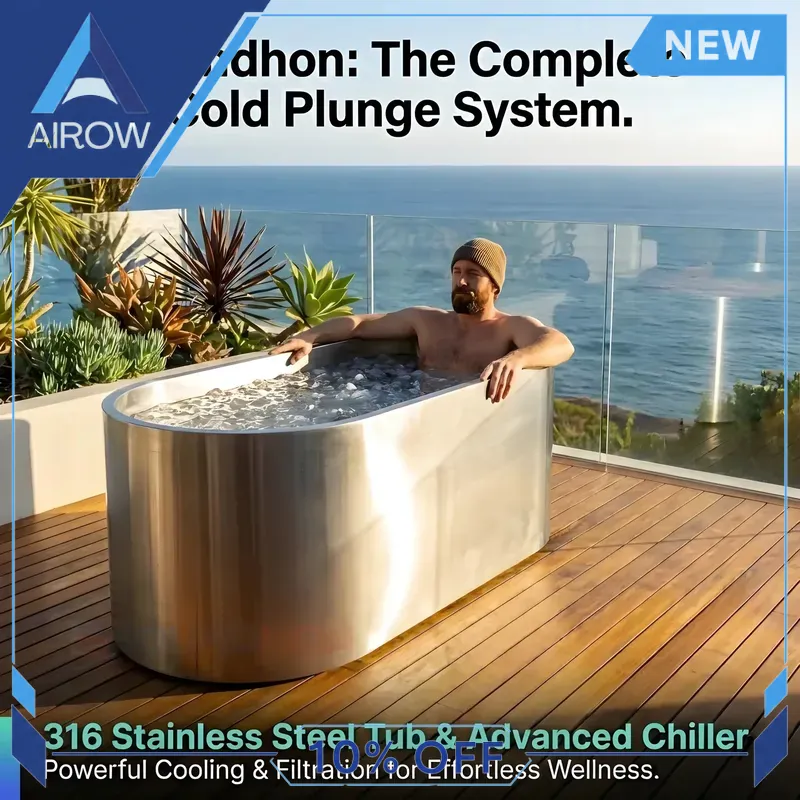 Spa Wellness Luxury - Baignoire de récupération en acier inoxydable