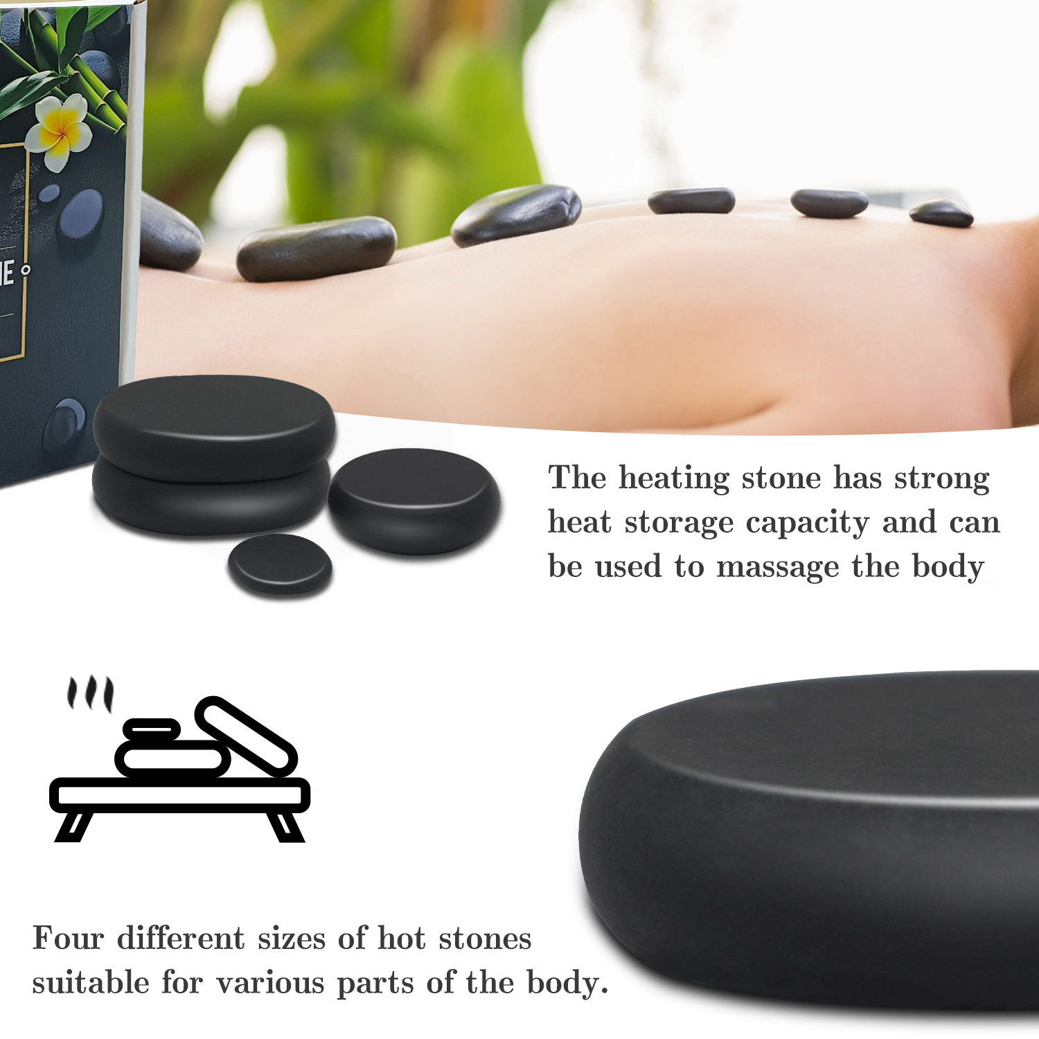 Ensemble de pierres chaudes de - Spa Wellness Locations avis et prix
