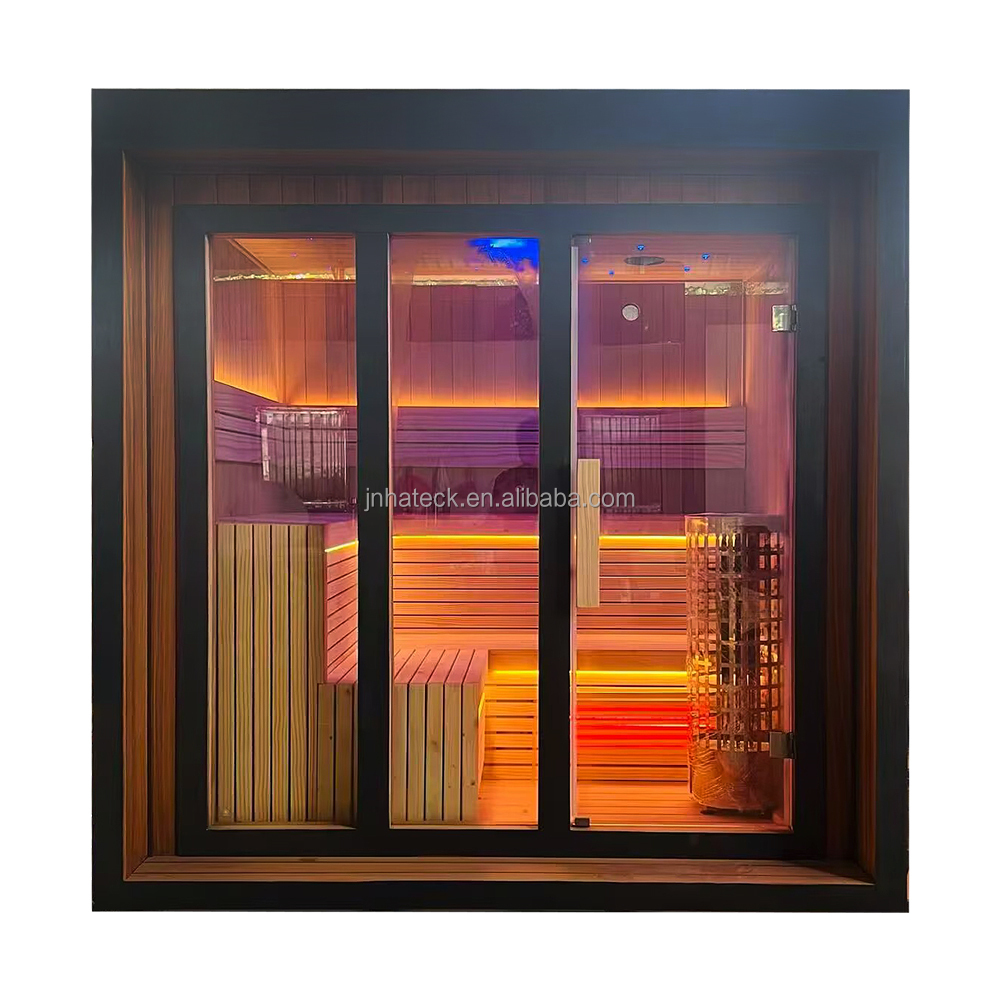 Cabine de sauna en bois massif - Spa Wellness Luxury avis et prix