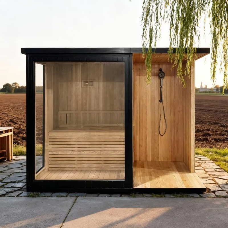 Sauna extérieur de luxe combin - Spa Wellness Luxury avis et prix