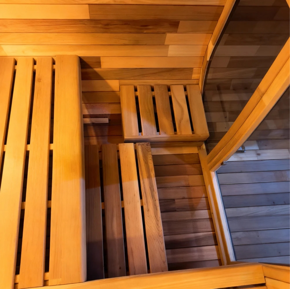 Salle de sauna sèche moderne d - Spa Wellness Luxury avis et prix
